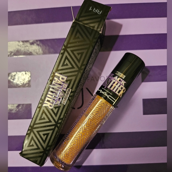 Mac X Marval Comics Black Panther "Feelin' It" Lip Glass NIB RARE - Picture 3 of 6